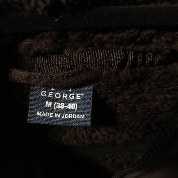 MANS VERY WARM HEAVY DUTY JACKET IN BLACK AND GREY SIZE M 38/40 - Picture 3 of 5